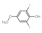 2,6-二氟-4-甲氧基苯酚结构式