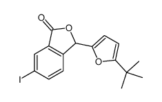 3-(5-tert-butylfuran-2-yl)-6-iodo-3H-2-benzofuran-1-one结构式