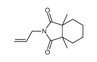 3a,7a-dimethyl-2-prop-2-enyl-4,5,6,7-tetrahydroisoindole-1,3-dione结构式