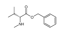 N-Methyl-(R)-valine benzyl ester结构式