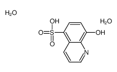 8-hydroxyquinoline-5-sulfonic acid,dihydrate Structure