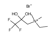Dimethyl-ethylammonium-trifluoracetyl-methylid-hydrobromid-hydrat结构式