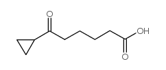 6-cyclopropyl-6-oxohexanoic acid Structure