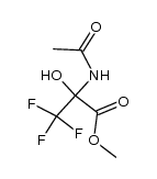 Methyl 2-acetylamino-2-hydroxy-3,3,3-trifluoropropionate Structure