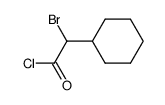 2-BROMO-2-CYCLOHEXYLACETYL CHLORIDE Structure