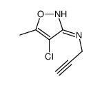 3-Isoxazolamine,4-chloro-5-methyl-N-2-propynyl-(9CI) Structure