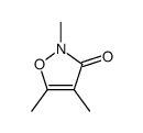 2,4,5-trimethyl-1,2-oxazol-3-one结构式