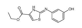 ethyl 2-(3-hydroxyanilino)-1,3-thiazole-4-carboxylate Structure