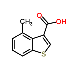 4-Methyl-1-benzothiophene-3-carboxylic acid Structure