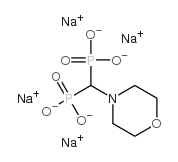 morpholinomethylenebisphosphonic acid, sodium salt Structure