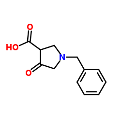 1-苄基-4-氧吡咯烷-3-羧酸图片