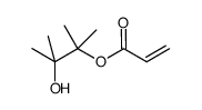 2-propenoic acid 2-hydroxy-1,1,2-trimethylpropyl ester Structure