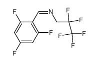 2,2,3,3,3-pentafluoro-N-[(2,4,6-trifluorophenyl)methylene]-1-propanamine Structure