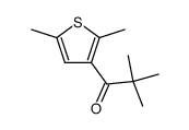 1-(2,5-dimethyl-[3]thienyl)-2,2-dimethyl-propan-1-one Structure