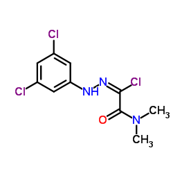 2-Chloro-2-[2-(3,5-dichlorophenyl)hydrazono]-N,N-dimethylacetamide Structure