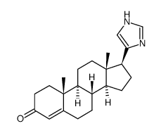 17β-(1(3)H-imidazol-4-yl)-androst-4-en-3-one Structure