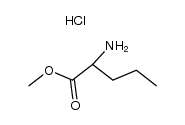 Methyl 2-aminopentanoate hydrochloride Structure