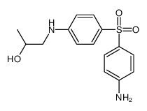 1-[4-(4-aminophenyl)sulfonylanilino]propan-2-ol结构式