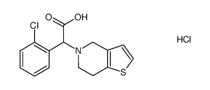 rac-Clopidogrel Carboxylic Acid Hydrochloride structure