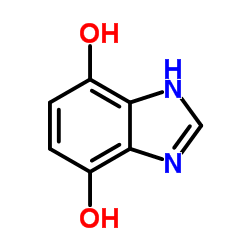1H-苯并咪唑-4,7-二醇(9ci)结构式