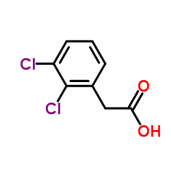 (2,3-Dichlorophenyl)acetic acid Structure