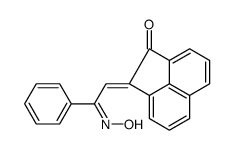 2-(2-hydroxyimino-2-phenylethylidene)acenaphthylen-1-one Structure