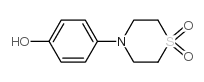 4-(4-羟苯基)硫代吗啉1,1-二氧化物结构式