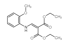 2-茴香胺亚甲基丙二酸二乙酯结构式
