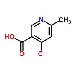 4-氯-6-甲基烟酸结构式