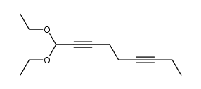 nona-2,6-diynal-diethylacetal结构式