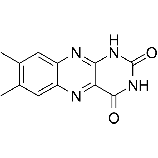 7,8-二甲基咯嗪结构式