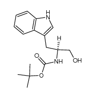 N-Boc-L-tryptophanol结构式