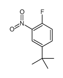 4-tert-butyl-1-fluoro-2-nitrobenzene Structure
