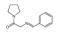 2-(benzylideneamino)-1-pyrrolidin-1-ylethanone Structure