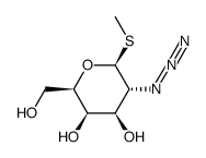.beta.-D-Galactopyranoside, methyl 2-azido-2-deoxy-1-thio- Structure