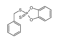 2-benzylsulfanyl-2-sulfanylidene-1,3,2λ5-benzodioxaphosphole结构式