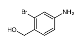 (4-氨基-2-溴苯基)甲醇结构式