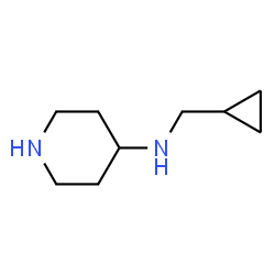 N-(cyclopropylmethyl)-4-Piperidinamine Structure