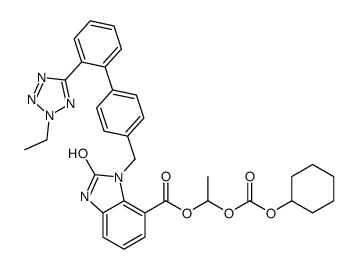 2-去乙氧基-2-羟基-2H-2-乙基坎地沙坦西来替昔酯结构式