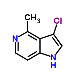 3-Chloro-4-Methyl-5-azaindole结构式