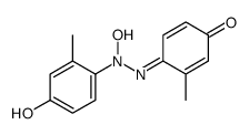 4-[hydroxy-(4-hydroxy-2-methylphenyl)hydrazinylidene]-3-methylcyclohexa-2,5-dien-1-one结构式