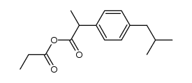 2-(4-isobutylphenyl)propanoic propionic anhydride结构式