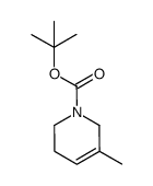 5-甲基-1,2,3,6-四氢吡啶-1-甲酸叔丁酯结构式