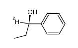 (R)-(+)-1-phenyl-1-propan-1-d-ol结构式