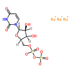 尿苷-5′-二磷酸二钠盐水合物结构式