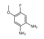 4-氟-5-甲氧基苯-1,2-二胺结构式