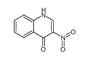 3-nitro-4-(1H)-quinolone结构式