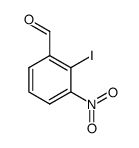 2-iodo-3-nitrobenzaldehyde Structure