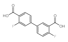 5-(4-羧基-3-氟苯基)-2-氟苯甲酸结构式