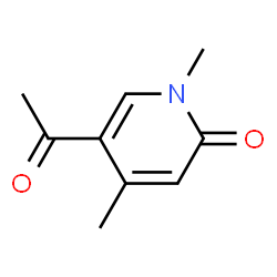 2(1H)-Pyridinone, 5-acetyl-1,4-dimethyl- (9CI)结构式